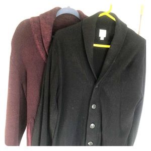 Shawl collar sweaters ! 2 4 1 name brands.